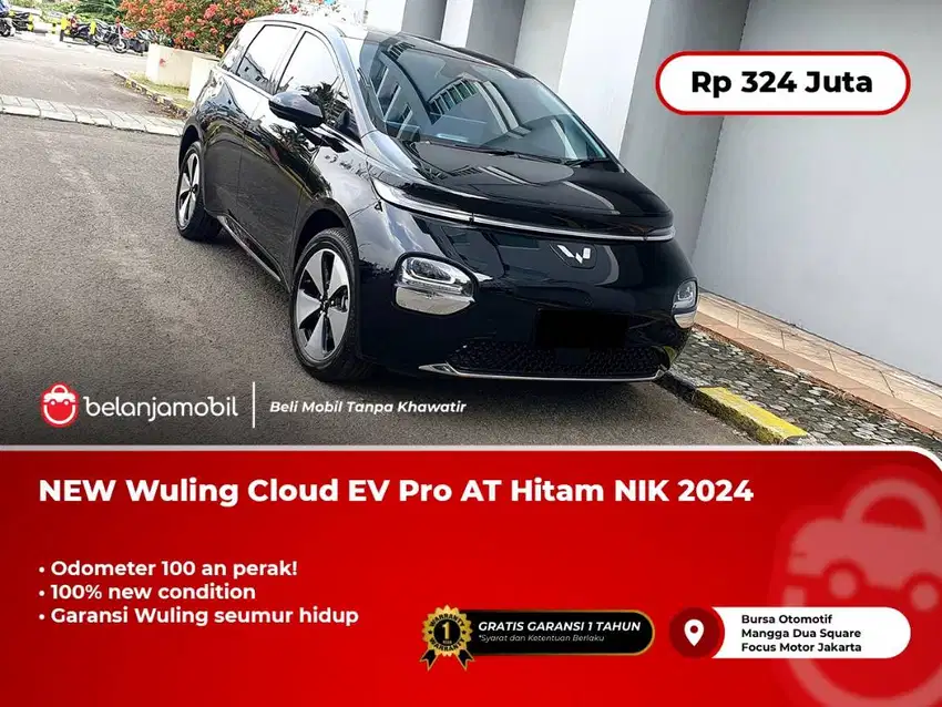 [NEW CONDITION] Wuling Cloud EV Pro AT Hitam 2024/2025