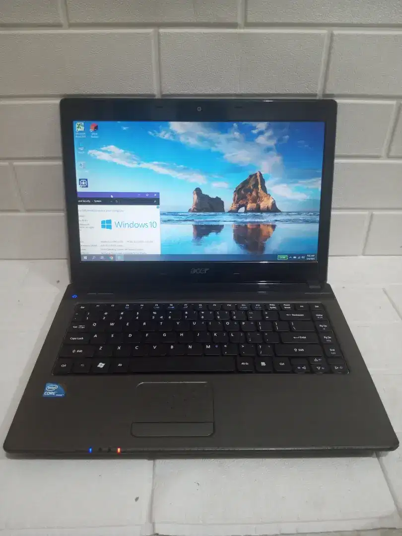 Acer Aspire 4743 Core i3 - 2.53 Ghz DDR Ram 8GB SSD 128GB 14 2 jam