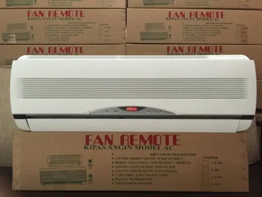 Kipas angin model ac bahan mantap