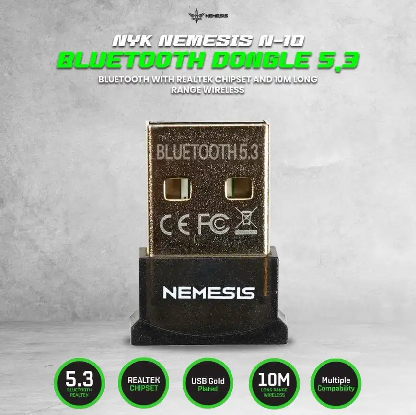 Bluetooth 5.3 NYK Nemesis N-10 Realtek