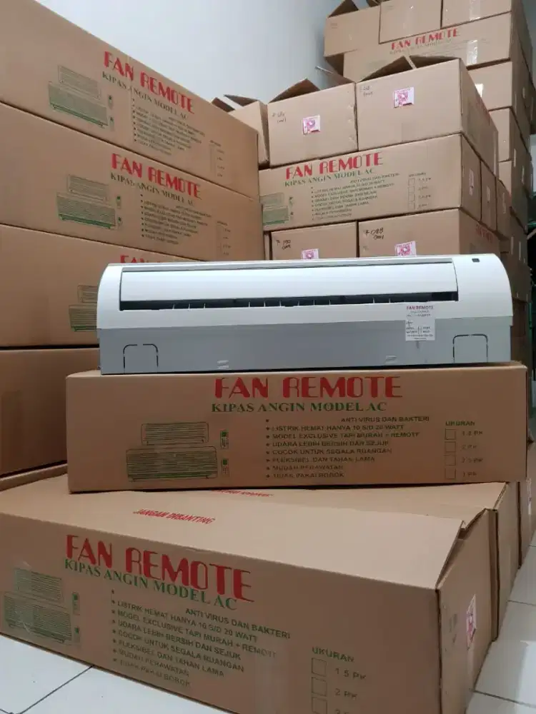 Kipas angin model ac bahan aza