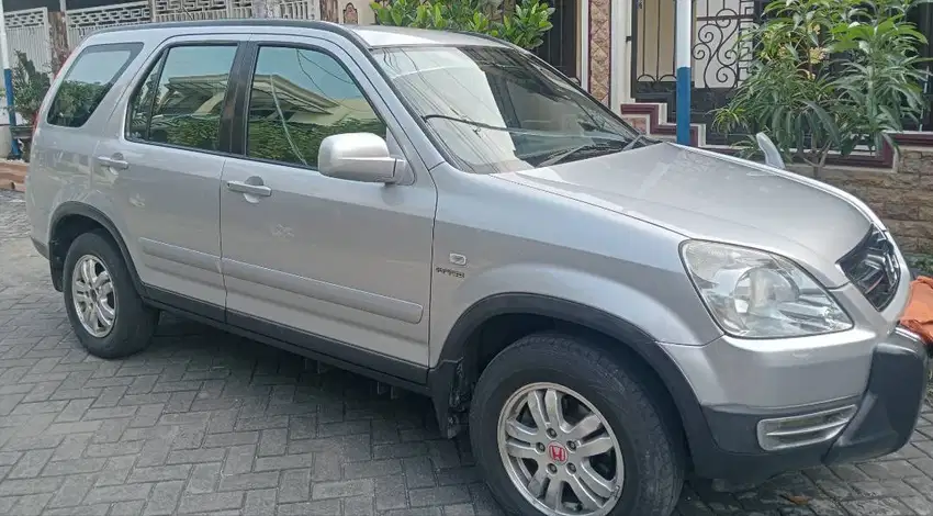 Honda CR-V 2004 manual silver