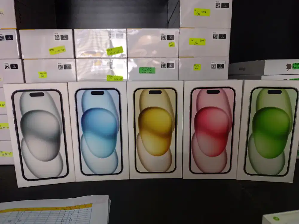 Big sale Iphone 15 128gb, barang masih segel box & garansi resmi ibox.