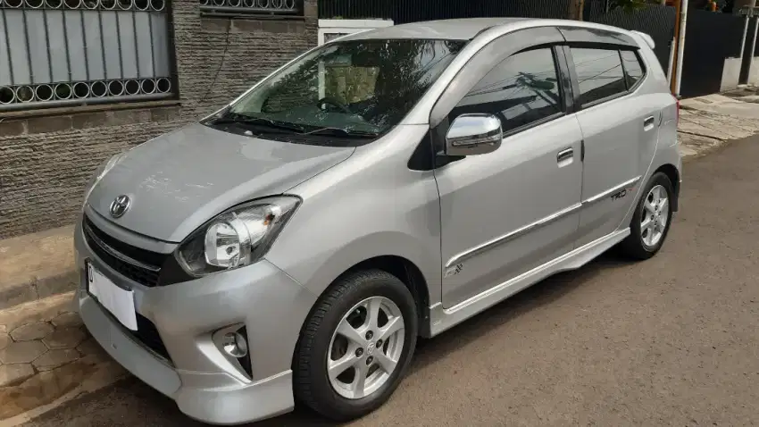 Toyota Agya Trd sportivo At D 2013 Silver Mulus Terawat Siap L-Kota