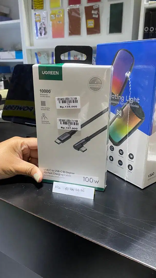 USB GAMING UGREEN C TO C100W| ATLANTIS DAHSYAT