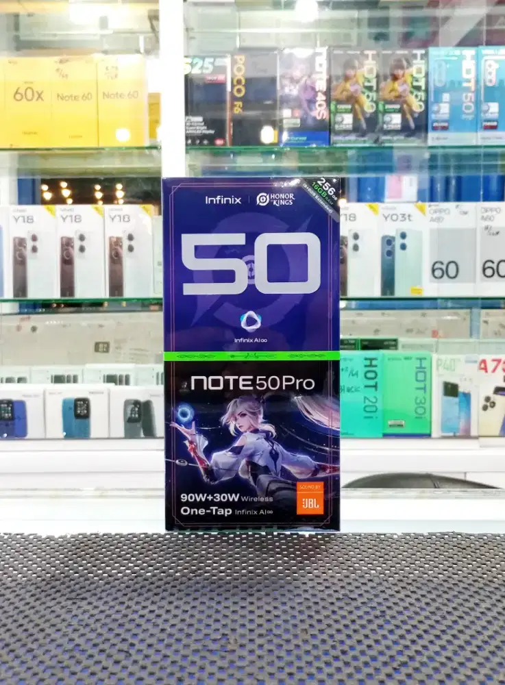 BARU...INFINIX NOTE 50 PRO RAM 8+8/256 SEGEL/GARANSI RESMI.