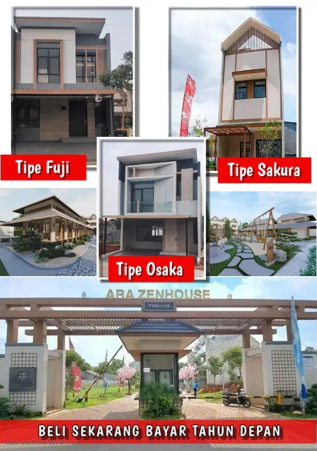 Cluster Nuansa jepang di pamulang DP 0%