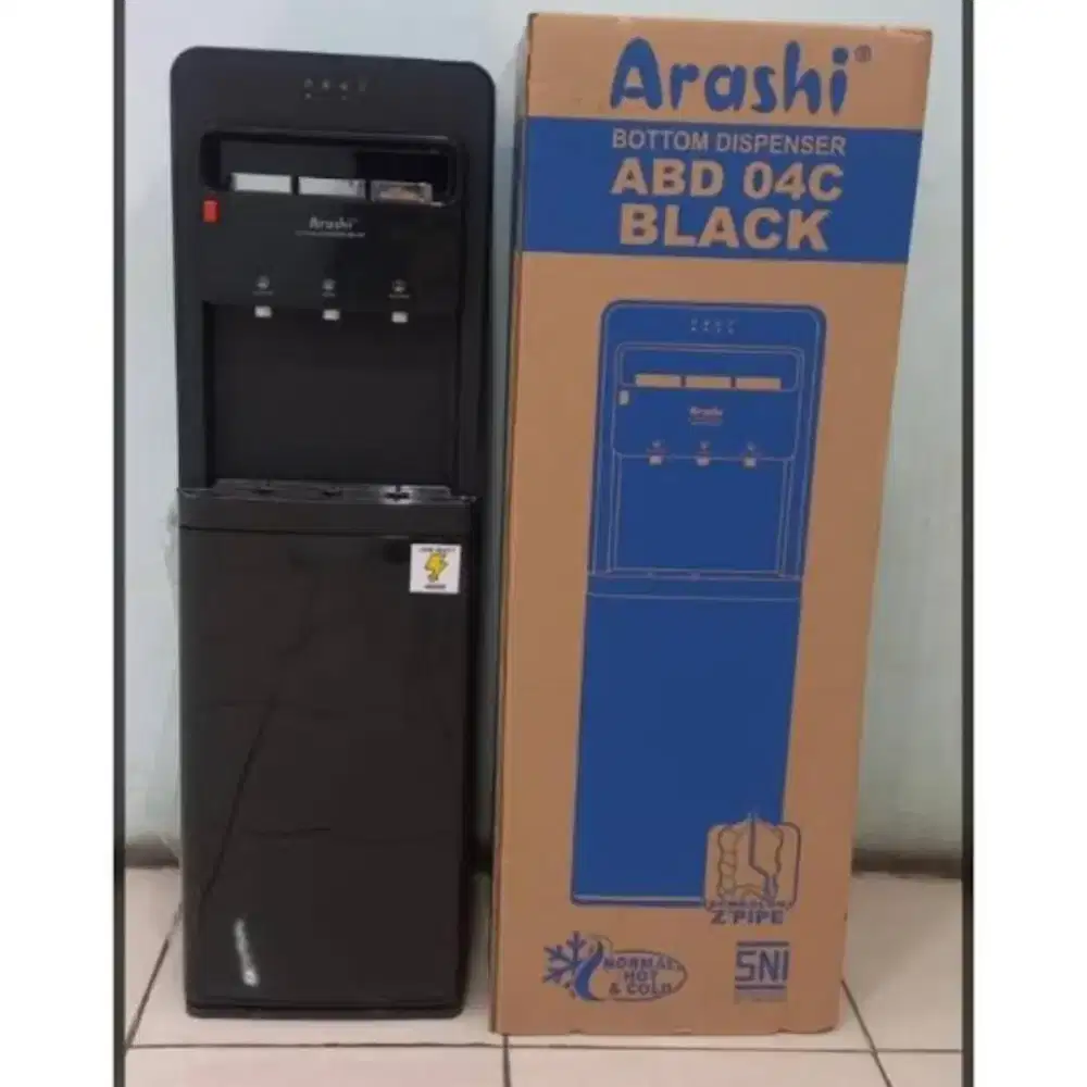 DISPENSER ARASHI GALONBAWAH TYPE ABD 04C BLACK