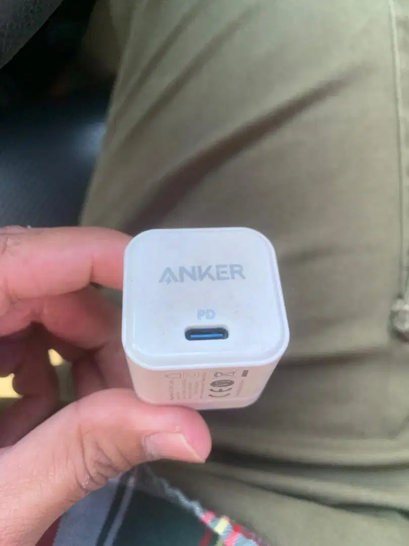 Earpods original lightning Cable dan Power adaptor Anker C to C