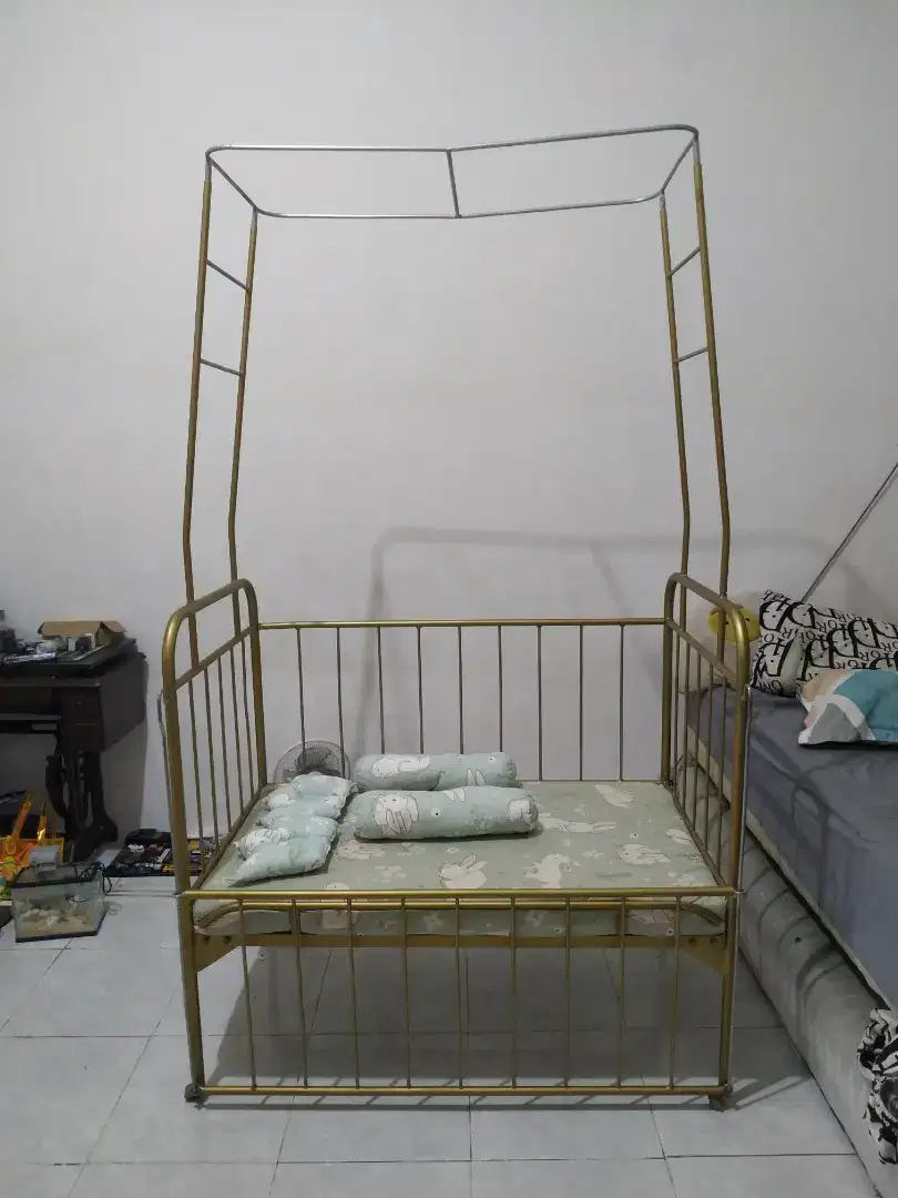 Ranjang Bayi tempat tidur anak box baby Besi 120cm x 70cm