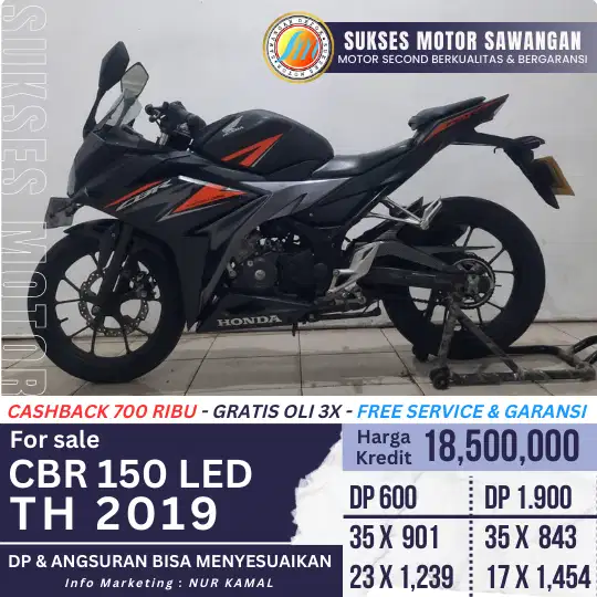 Dp mulai dari 600k Dengan syarat KTP KK aja udah bisa ajukan CBR 2019