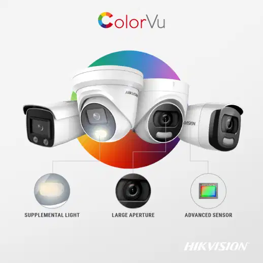 CCTV 4 KAMERA HIKVISION COLORVU 2MP 1080P super HD