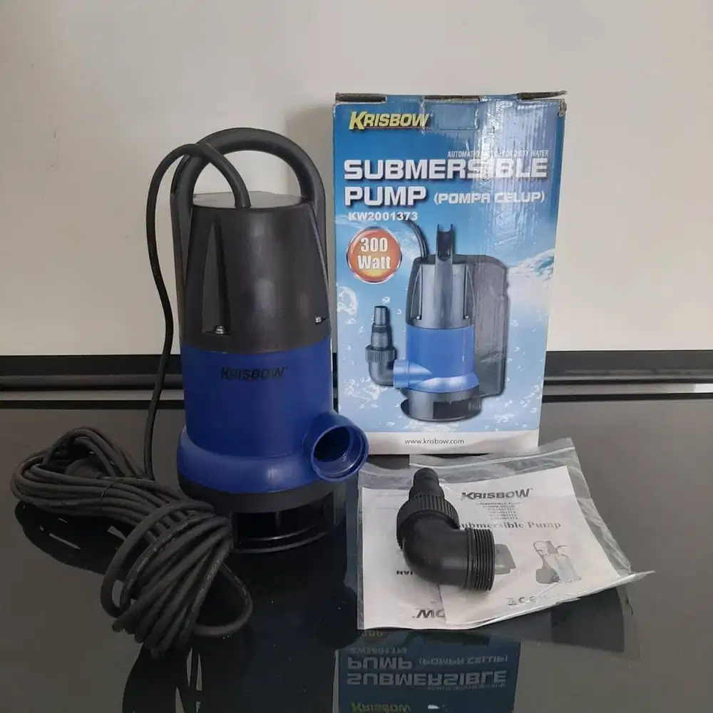 Pompa Submersible 300w Pompa Celup 300 Watt Krisbow Pompa 300 watt