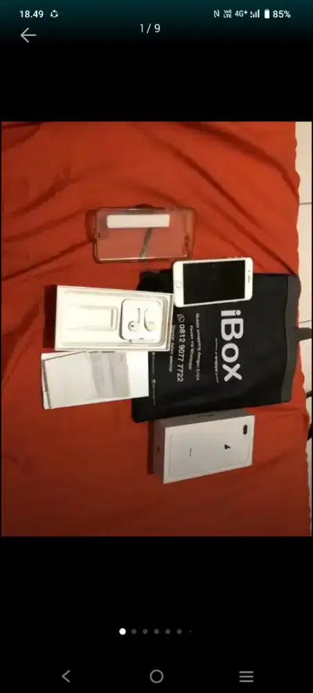 Iphone 8+ ibox,mulus seperti baru, lengkap nota pembelian msh ada