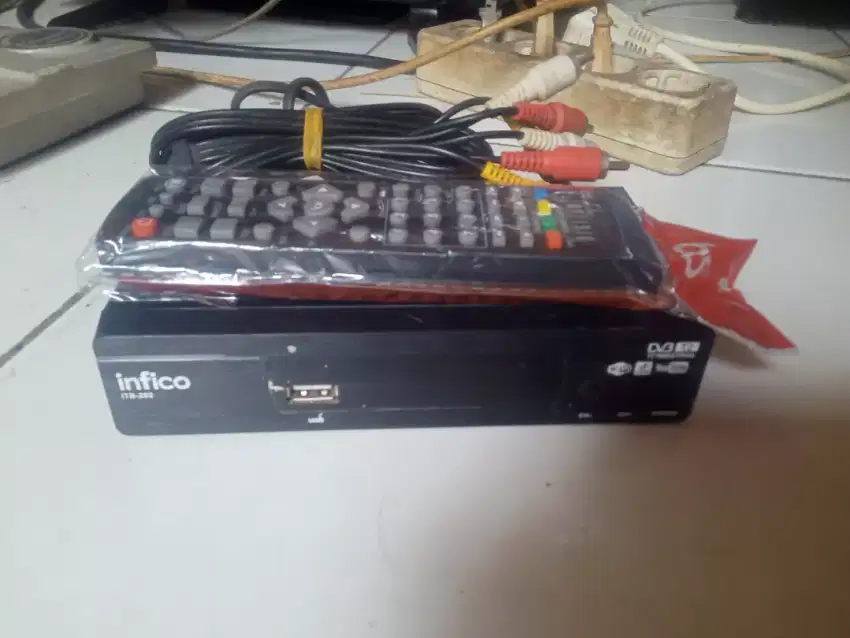 Set top box merk infico normal siap tonton nego tipis