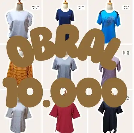 Kaos preloved random 10k/1pcs