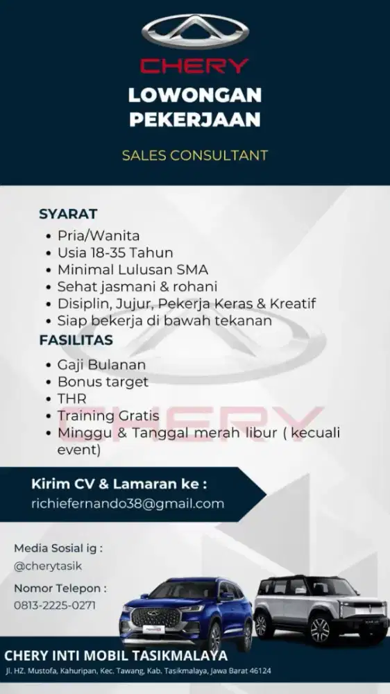Lowongan Kerja Sales