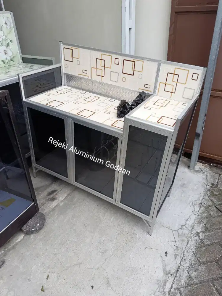Rak kompor undak aluminium