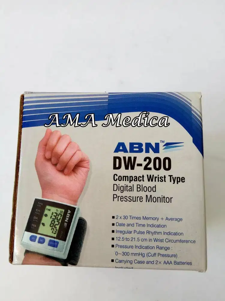 Tensimeter Tensi Digital Pergelangan Tangan/Wrist Type ABN DW 200 4in1