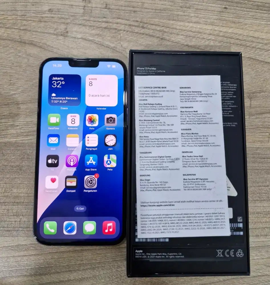 Iphone 13promax 128g ibox