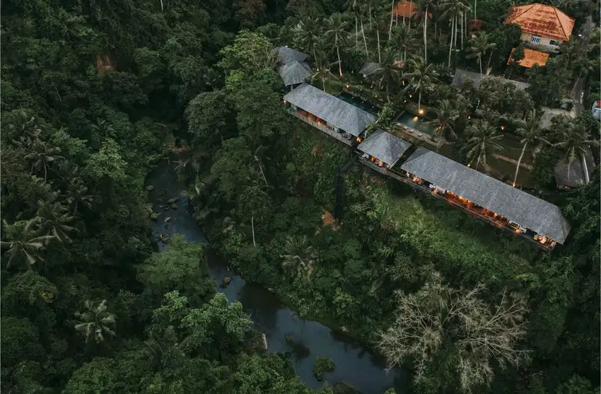 A Jungle Escape with River Views – 9 Bedroom Villas Complex in Ubud