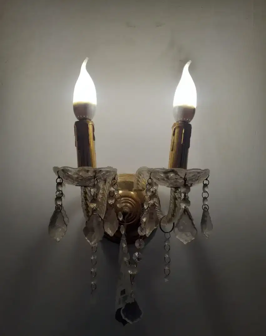 lampu dinding lilin lampu tidur lampu taman kristal swaroski