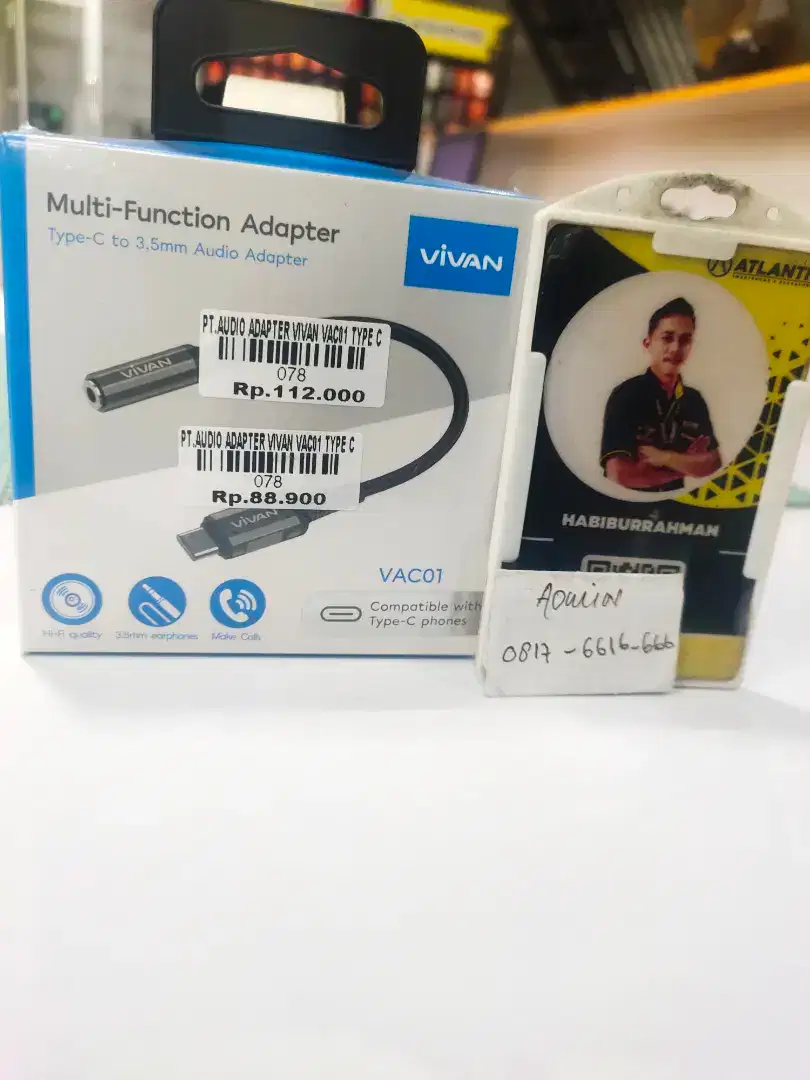 ADAPTER AUDIO VIVAN TYPE-C TO | ATLANTIS DAHSYAT