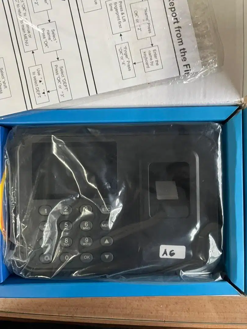 alat absensi fingerprint time clock standalone murah
