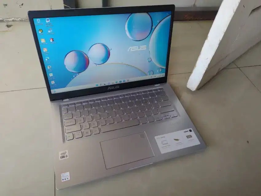 Asus core i3 gen 10 full fitur ram 8gb ssd 256gb FHD BL finger mulus