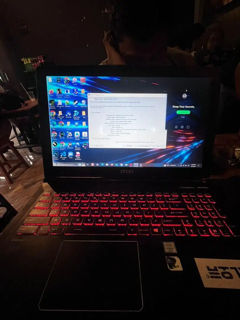 LAPTOP GAMING MSI GE62 6AC APACHE