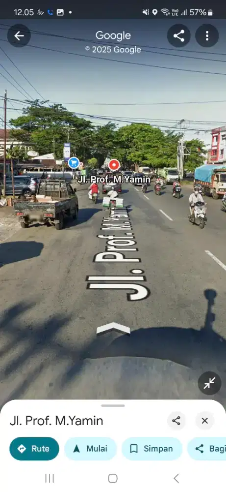 Tanah strategis tepi jalan M.yamin kotabaru dekat bundaran