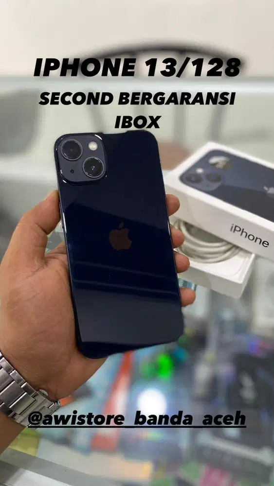 IPHONE 13/128 SECOND GARANSI AKTIF