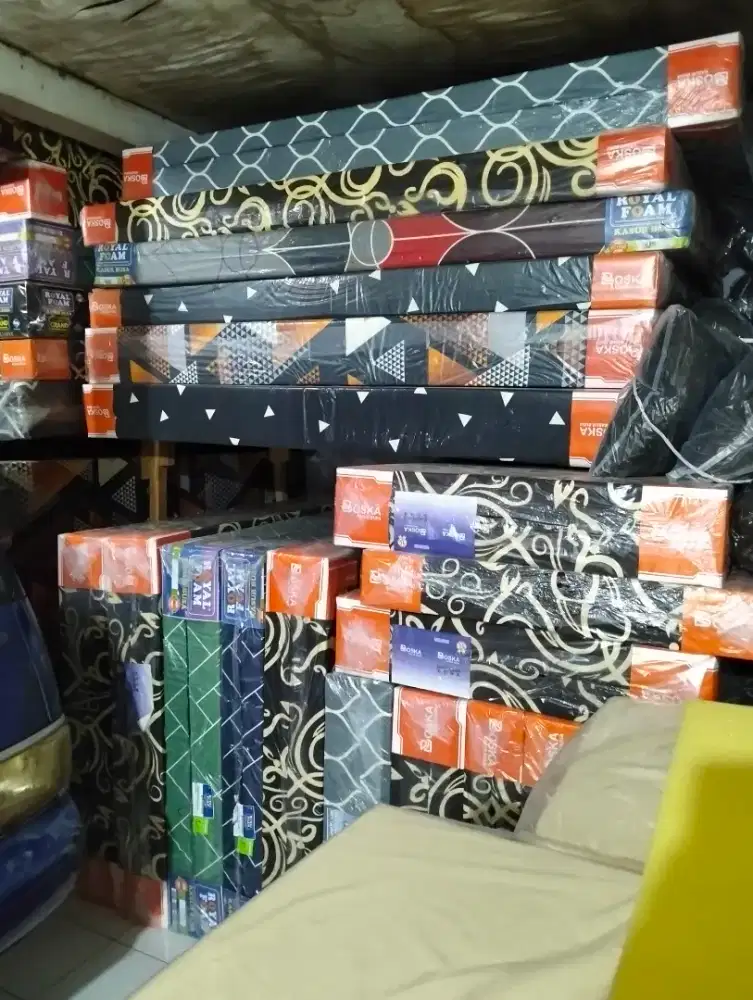 Packing kasur busa tebal 20 cm ke bawah