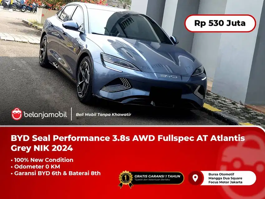[ NEW CONDITION ] BYD Seal Performance 3.8s AWD AT Grey 2024/2025