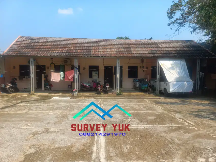 Kontrakan 12 pintu dengan tanah yang luas strategis  unpam 2