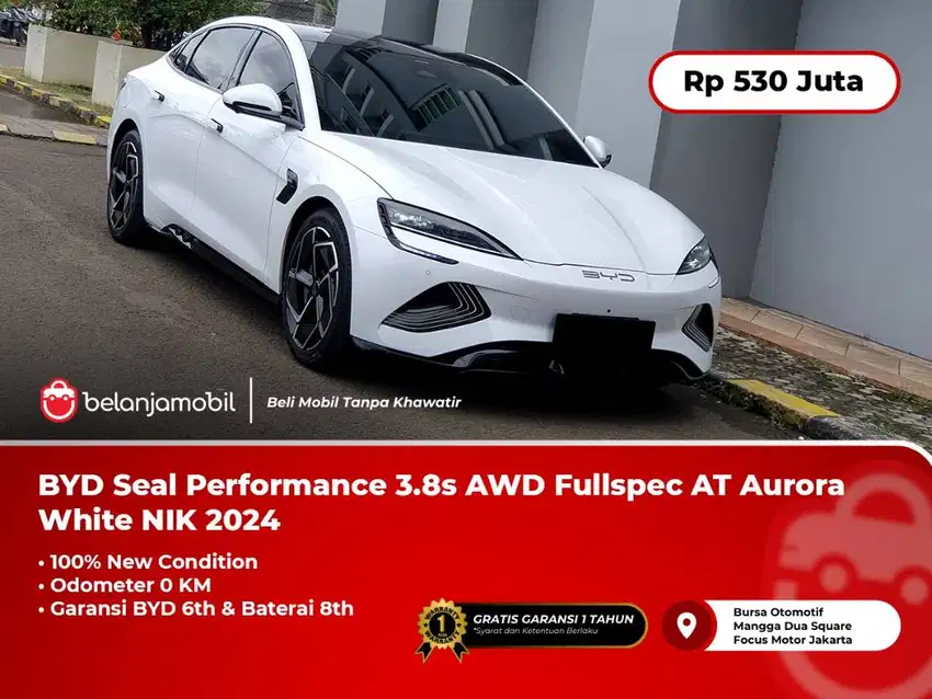 [ NEW CONDITION ] BYD Seal Performance 3.8s AWD AT White 2024/2025