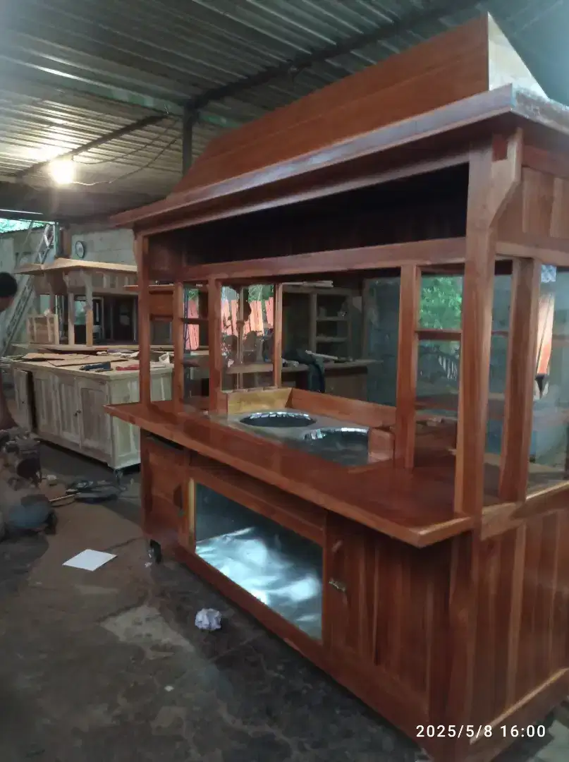 Gerobak mieso joglo murah