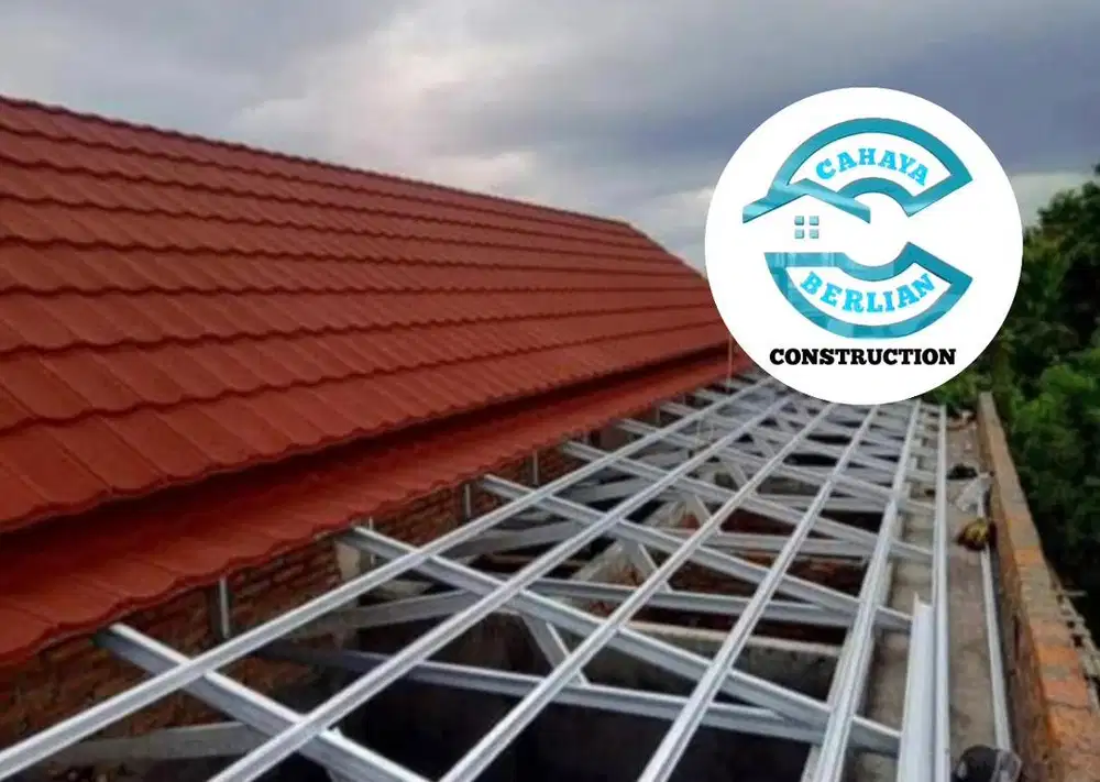 rangka atap dan atap baja ringan terpasang murah bergaransi