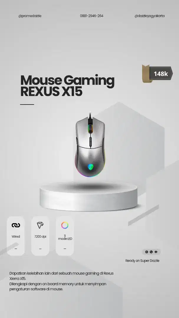 mouse rexus X15