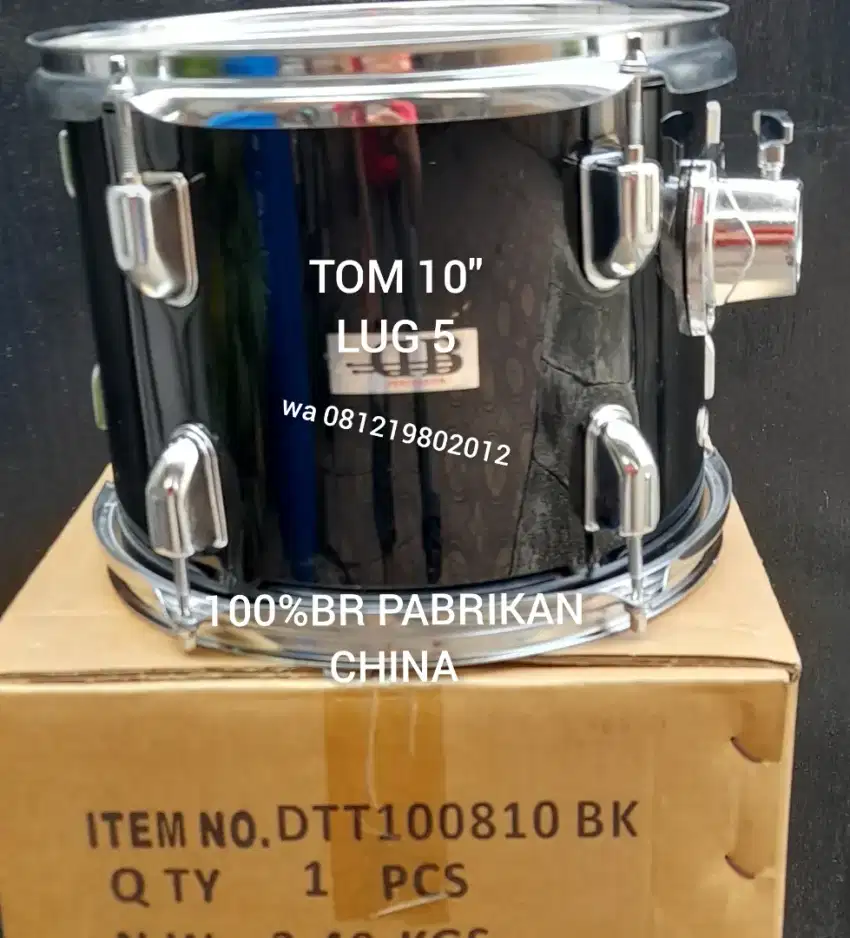 100%br TOM 10 CHINA DB PERCUSSION
