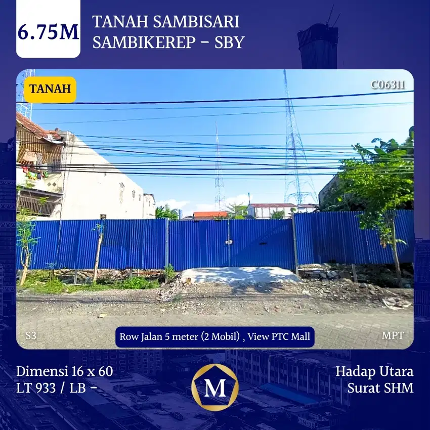 Tanah Sambisari Sambikerep Surabaya