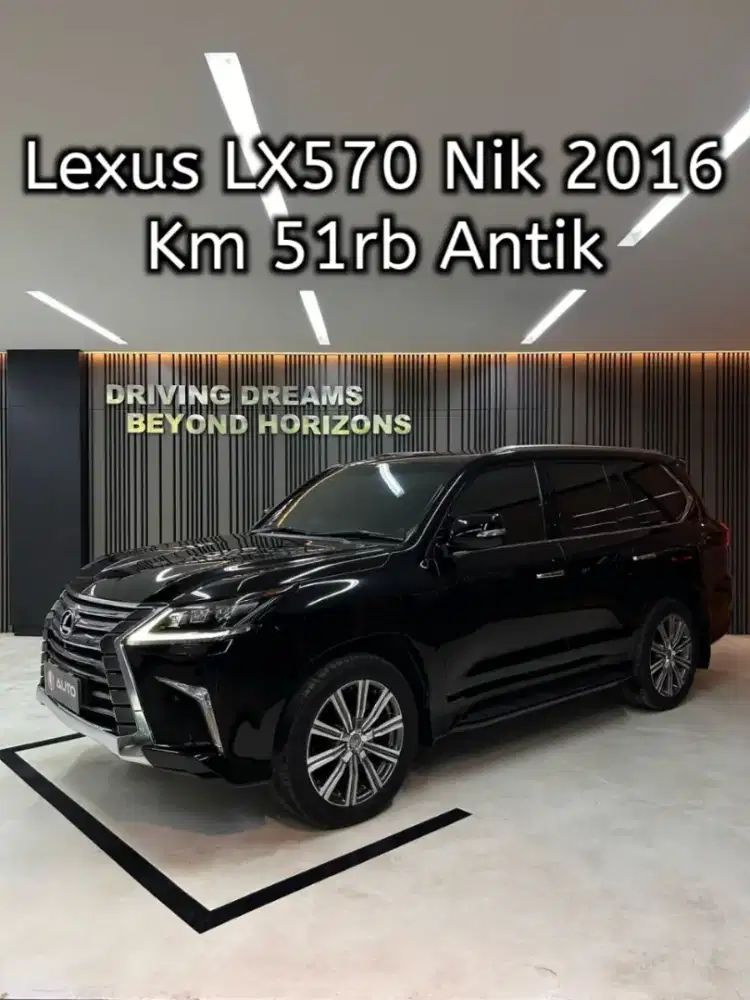 Lexus LX570 Luxury AT 2017 Hitam Km 51rb B1560FCQ Nik 2016