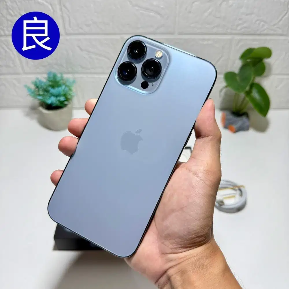 iPhone 13 Pro Max 256GB Sierra Blue Ex-Inter Fullset Ori Mulus