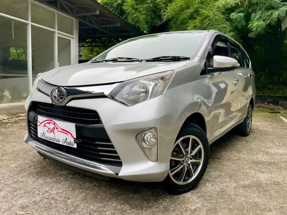 Toyota Calya G AT 2017 Silver Istimewa terawat bukan eks Taxi Online!