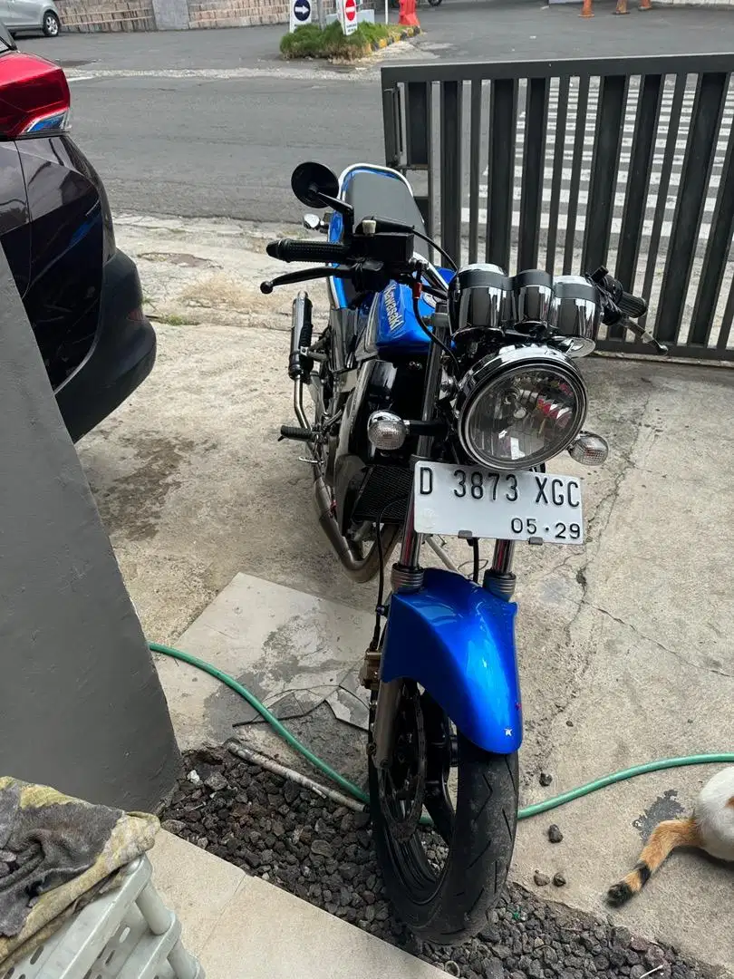 Ninja r 2013 biru ori simpanan