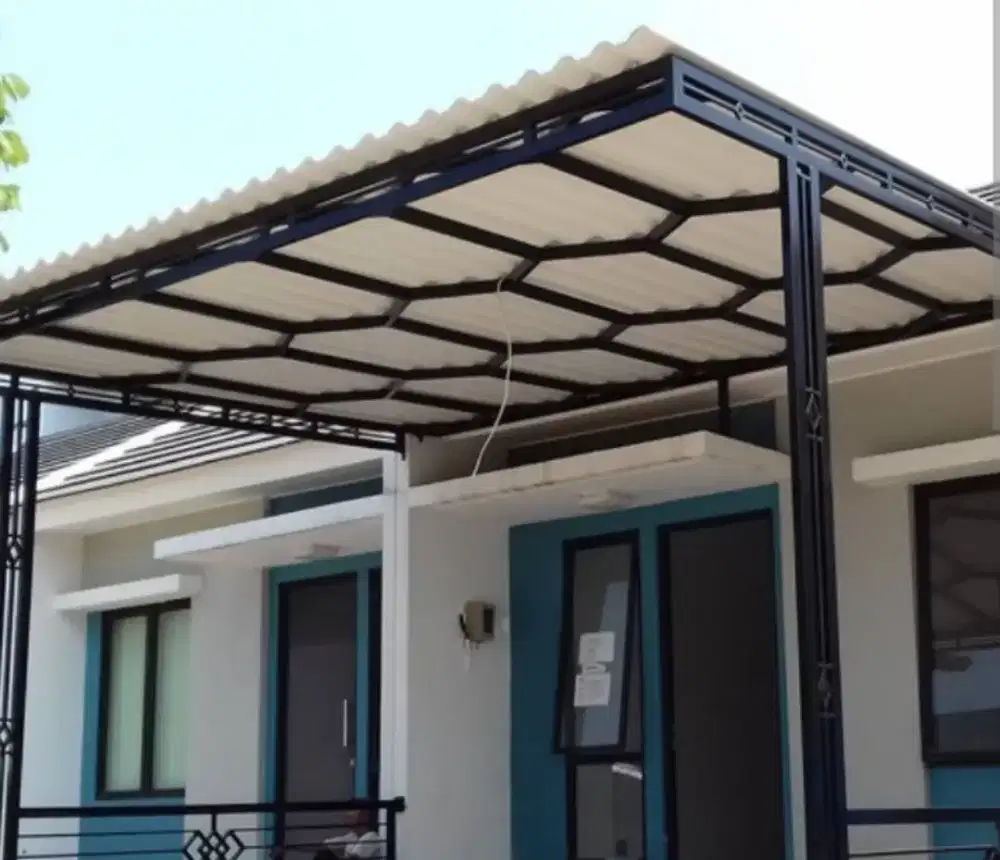 Pembuatan bergaransi utk pintu gerbang,kanopi,pagar, railing tangga