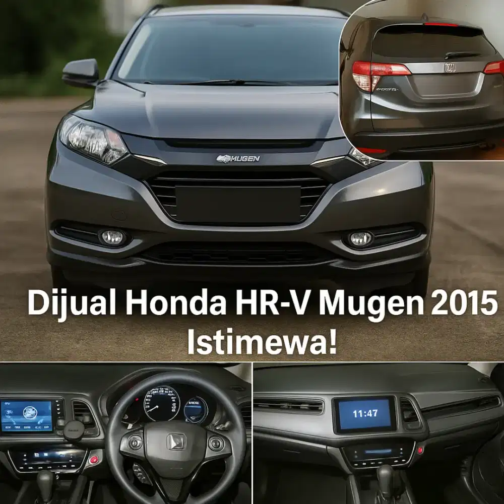 Dijual Cepat! Honda HR-V E CVT 2015 Abu-Abu Metalik – Siap Pakai!