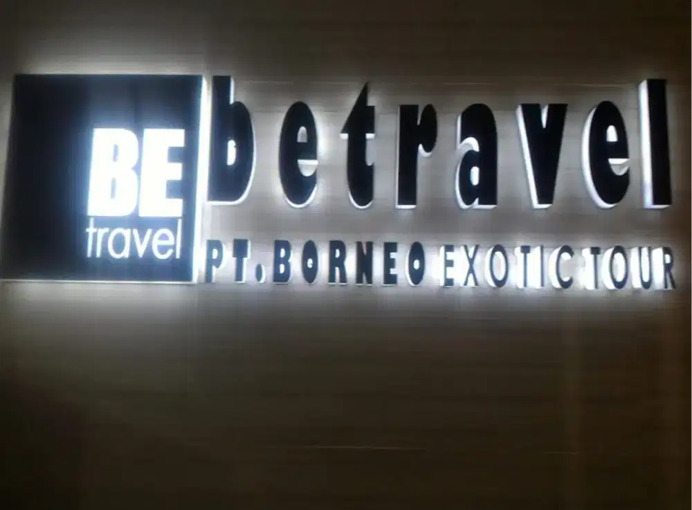 Huruf Timbul Akrilik Nyala