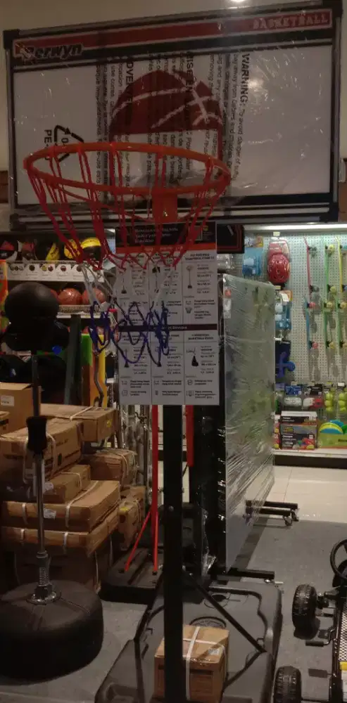 Ring basket papan penyangga jual baru harga terpisah ok