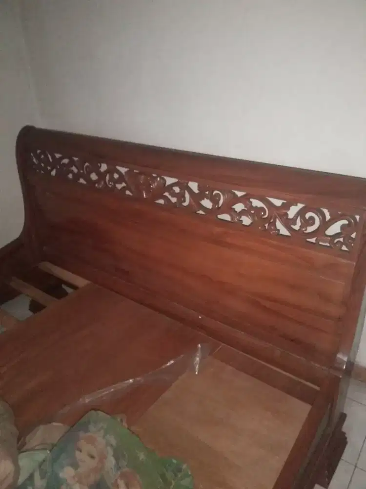 Dipan kayu jati ukuran 2